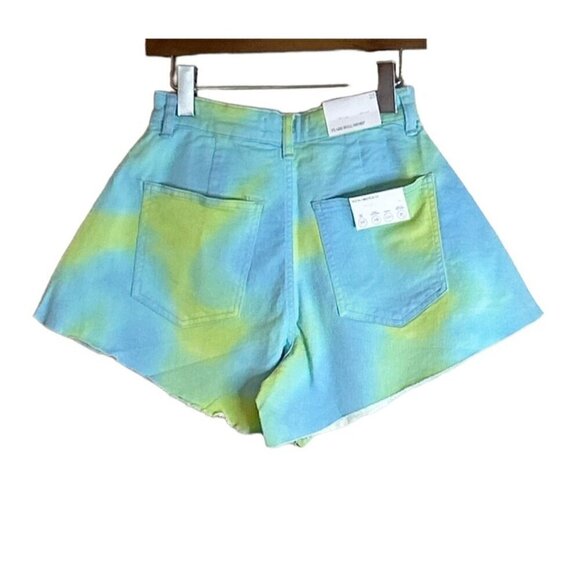 Revolve WeWoreWhat Flare Bell Shorts in Tie Dye Size 29 NWT - Picture 4 of 8